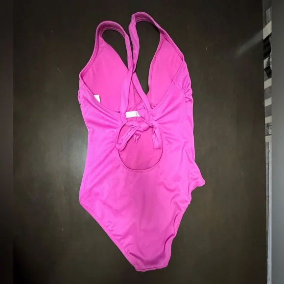 BCA by Rebecca Virtue Madilynn One Piece Swimsuit Scoop Neck Tie - Picture 7 of 10